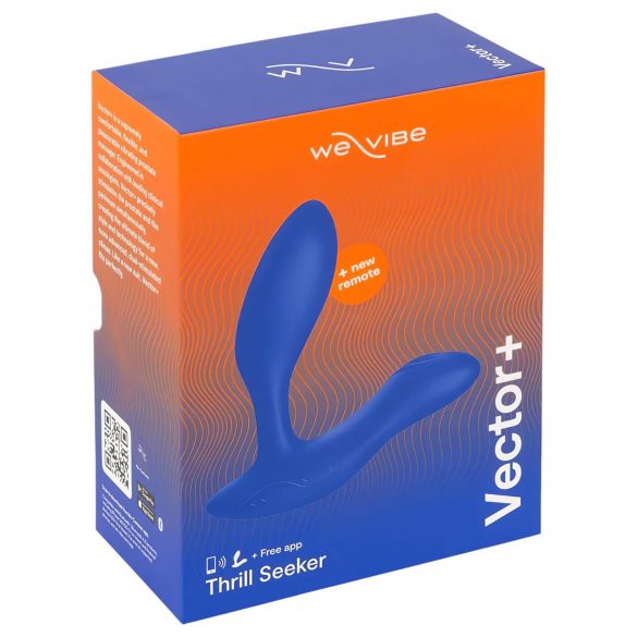 We-Vibe Vector+ - akuga, nutikas anaalvibraator (sinine)