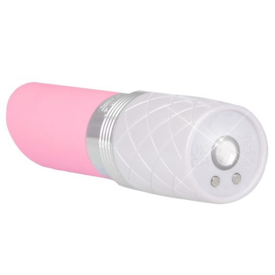 Pillow Talk Lusty - akuga, keelega huulepulkvibraator (roosa)