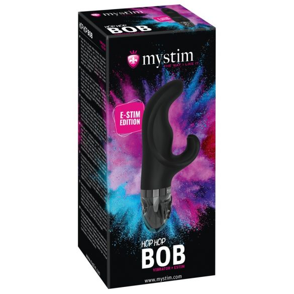 mystim Hop Hop Bob E-Stim - aku elektro vibraator (must) 