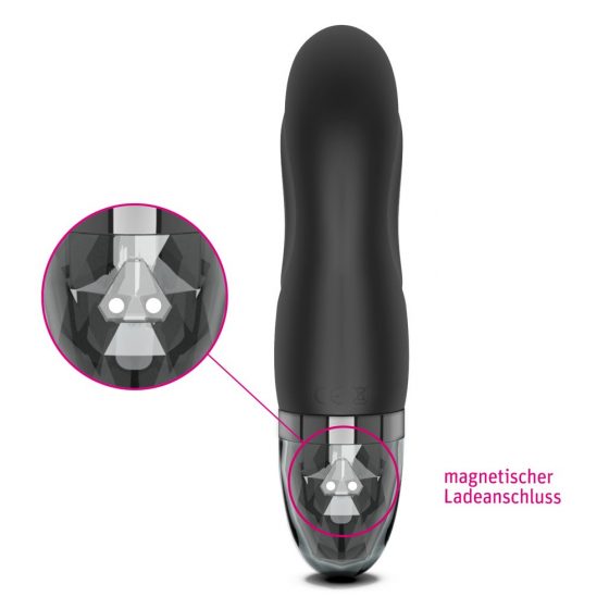 mystim Hop Hop Bob E-Stim - laetava akuga elektro vibraator klitoria stimulatsiooniga (must)