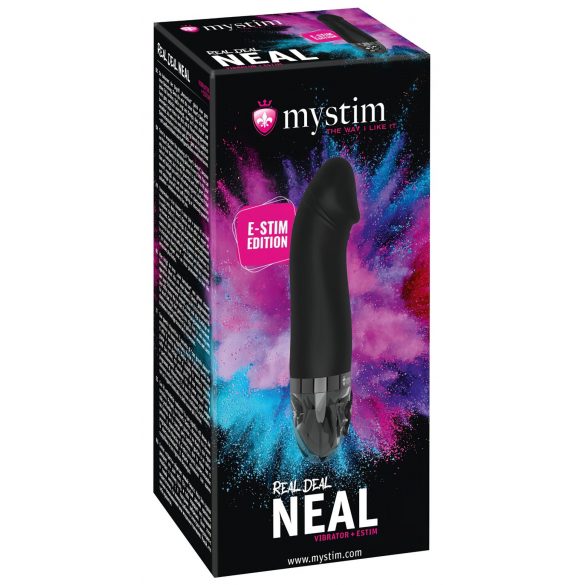 mystim Real Deal Neal E-Stim - akuga elektro vibraator (must) 