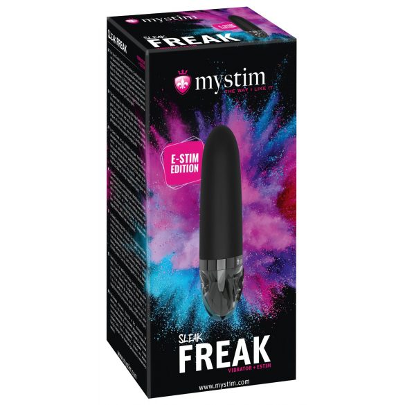 mystim Sleak Freak E-Stim - akuga elektro varras (must) 