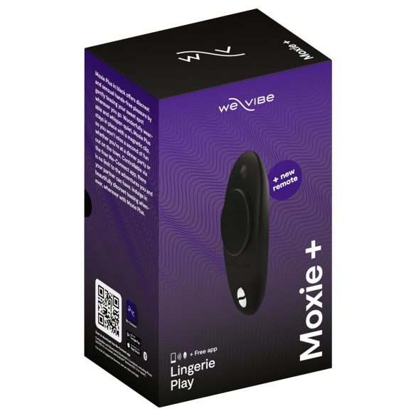 We-Vibe Moxie+ - juhtmevaba nutikas kliitorivibraator (must)