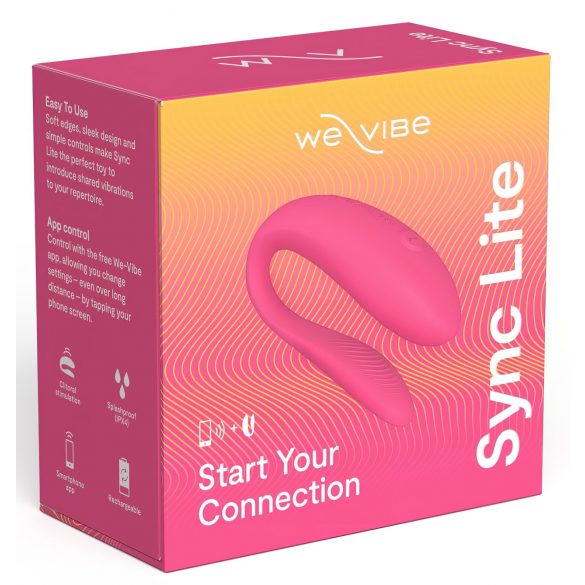 We-Vibe Sync Lite - nutikas, juhtmeta paaride vibraator (roosa)