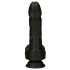 Estonian Naked Addiction - Rotating Thrusting Realistic Vibrator (Black) 