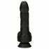 Estonian Naked Addiction - Rotating Thrusting Realistic Vibrator (Black) 