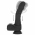 Estonian Naked Addiction - Rotating Thrusting Realistic Vibrator (Black) 