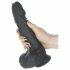 Estonian Naked Addiction - Rotating Thrusting Realistic Vibrator (Black) 