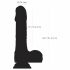 Estonian Naked Addiction - Rotating Thrusting Realistic Vibrator (Black) 