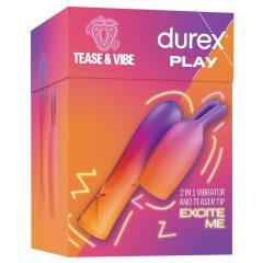   Durex Tease & Vibe - akuga vibraator jänku kliitori stimulaatoriga (roosa)