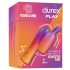 Durex Tease & Vibe - akuga vibraator jänku kliitori stimulaatoriga (roosa)