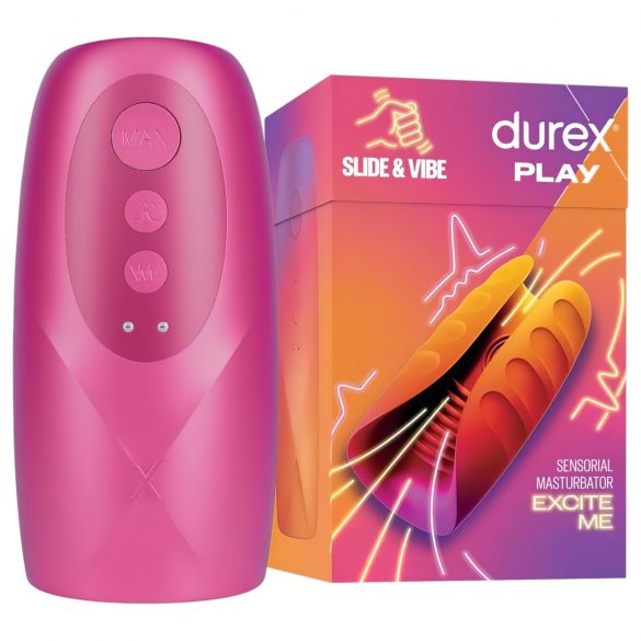 Durex Slide & Vibe – laetava, veekindel kliitori vibraator (roosa)