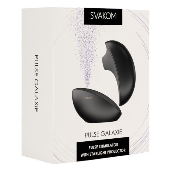 Svakom Pulse Galaxie - õhulainetega kliitoristimulaator (must)