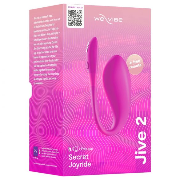 We-Vibe Jive 2 - akuga, nutikas vibreeriv muna (roosa)