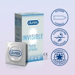 Durex Nähtamatu XL - ekstra suur kondoom (10tk)