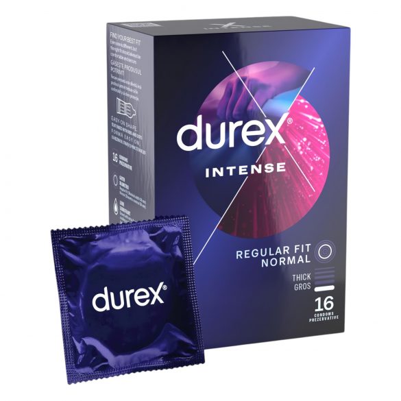 Durex Intense - sooniline ja täpiline kondoom (16 tk)