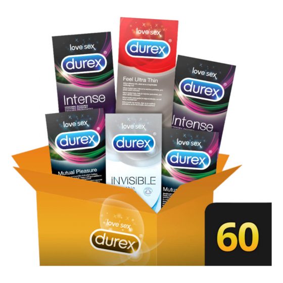 Durex Premium - lisamõnu kondoomipakk (6 x 10tk)