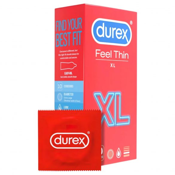 Durex Feel Thin XL - elutru tunne kondoom (10 tk)