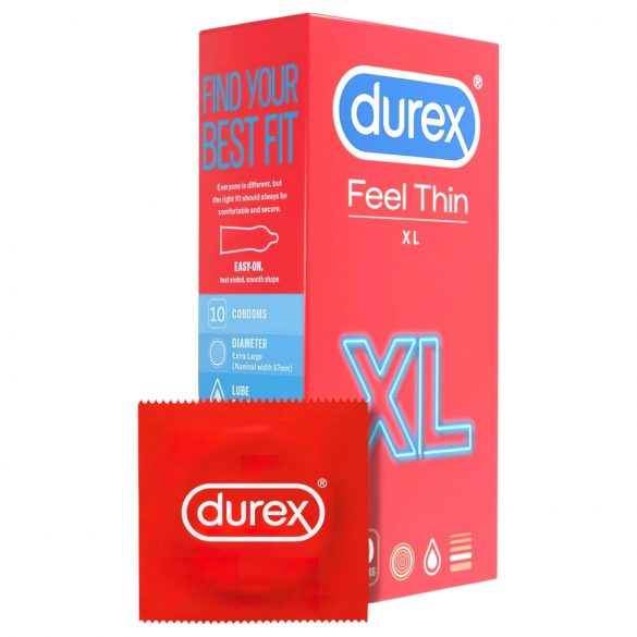 Durex Feel Thin XL - ehtne tunne kondoom (10 tk)