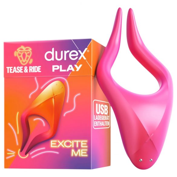 Durex Tease & Ride - Mitme erogeense tsooni stimulaator (roosa)