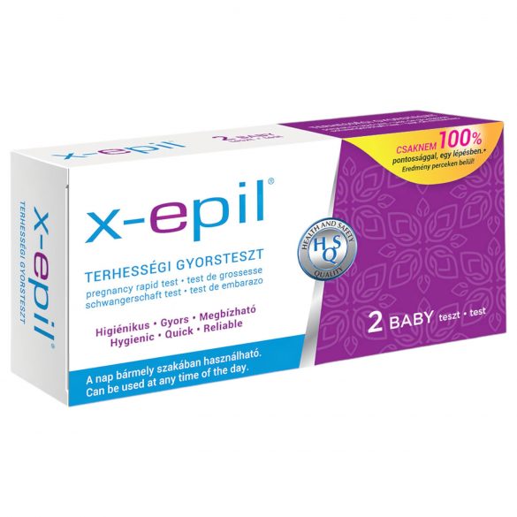 X-Epil - raseduse kiirtestiribad (2 tk)