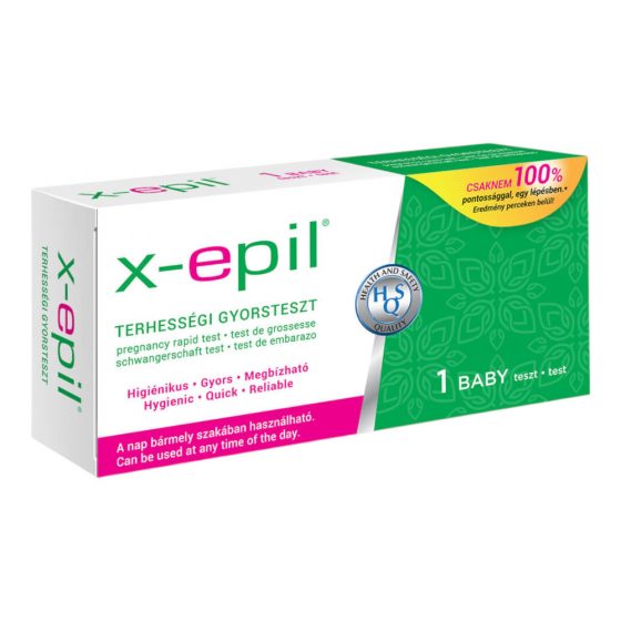 X-Epil - rasedustesti kiirtesti ribad (1 tk)