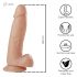 Desirel Titan - elutru munanditega dildo (naturaalne)