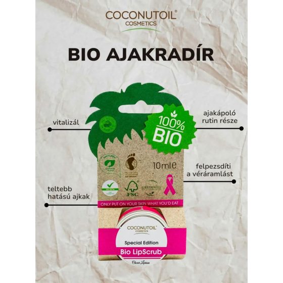 Coconutoil - Bio Huulekoorija (10ml)