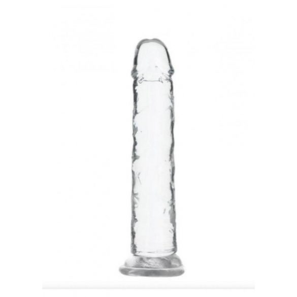 Addiction Crystal - iminapaga dildo (läbipaistev) - 18cm 