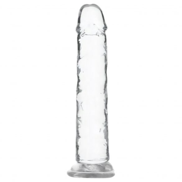 Addiction Crystal - iminapaga dildo (läbipaistev) - 18cm 