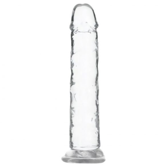 Addiction Crystal - jõuline dildo (läbipaistev) - 18cm