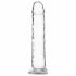 Addiction Crystal - iminapaga dildo (läbipaistev) - 18cm 