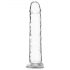 Addiction Crystal - jõuline dildo (läbipaistev) - 18cm