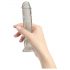 Addiction Crystal - jõuline dildo (läbipaistev) - 18cm