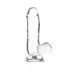 Addiction Crystal - kristalliline dildoga (läbipaistev) - 15cm 