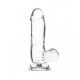 Addiction Crystal - kristalliline dildoga (läbipaistev) - 15cm 