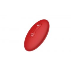   Üksildane Roosi Anaalvibraator - akuga, kaugjuhtimisega (punane)