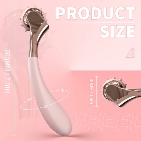 Sex HD - akuga G-punkti vibraator ja nupuratas (roosa)