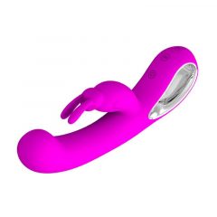  Pretty Love Webb - akuga, veekindel, kliitori stimulaatoriga vibraator (roosa)