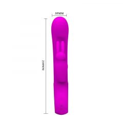   Pretty Love Webb - akuga, veekindel, kliitori stimulaatoriga vibraator (roosa)