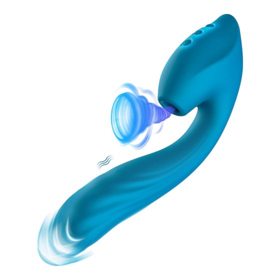Vibeconnect - veekindel G-punkti vibraator ja kliitori stimuleerija (sinine)