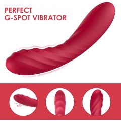   Vibeconnect Hilary - akupunktakas G-punkti vibraator (punane)