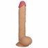 Lovetoy kuninglik suurus - iminapaga, elutru, munandiga dildo - 25 cm (naturaalne) 