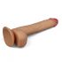 Lovetoy kuninglik suurus - iminapaga, elutru, munandiga dildo - 25 cm (naturaalne) 