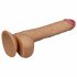 Lovetoy kuninglik suurus - iminapaga, elutru, munandiga dildo - 25 cm (naturaalne) 