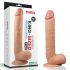 Lovetoy kuninglik suurus - iminapaga, elutru, munandiga dildo - 25 cm (naturaalne) 