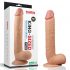 Lovetoy kuninglik suurus - iminapaga, elutru, munandiga dildo - 25 cm (naturaalne) 