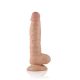 Lovetoy Real Extreme - iminapaga, munanditega dildo - 21cm (naturaalne) 