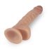 Lovetoy Real Extreme - iminapaga, munanditega dildo - 21cm (naturaalne) 