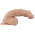 Lovetoy Real Extreme - iminapaga munanditega dildo - 23cm (naturaalne)